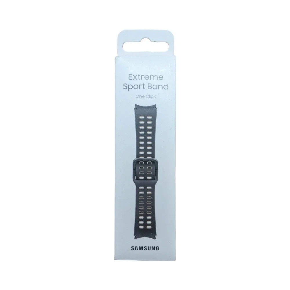 29-O Samsung Extreme Sport Band One Click For Watch4 Or Later 20mm Graphite S/M